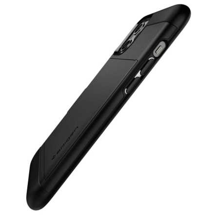 Spigen Maskica Slim Armor CS za iPhone 12 - Black 109011