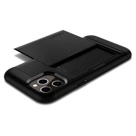 Spigen Maskica Slim Armor CS za iPhone 12 - Black 109013