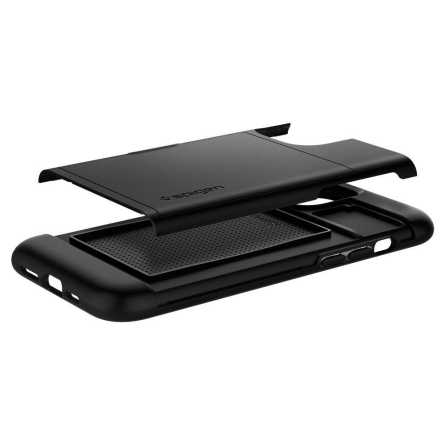 Spigen Maskica Slim Armor CS za iPhone 12 - Black 109014