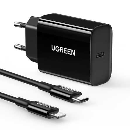 Ugreen zidni punjač 20W Type C  - kabel Type C na Lightning 150320