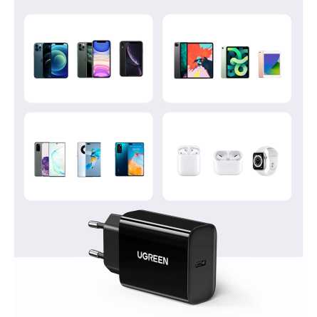 Ugreen zidni punjač 20W Type C  - kabel Type C na Lightning 150321