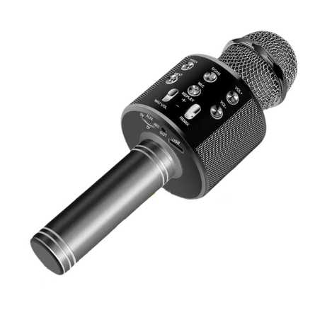Karaoke Bluetooth Mikrofon sa Zvučnikom - Crni 132342