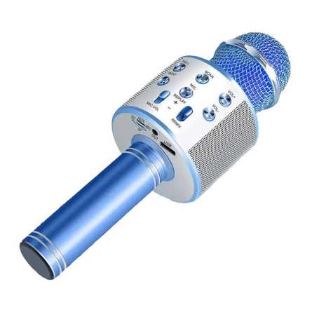 Karaoke Bluetooth Mikrofon sa Zvučnikom - Plavi 132341