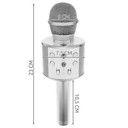 Karaoke Bluetooth Mikrofon sa Zvučnikom - Rose gold 131320