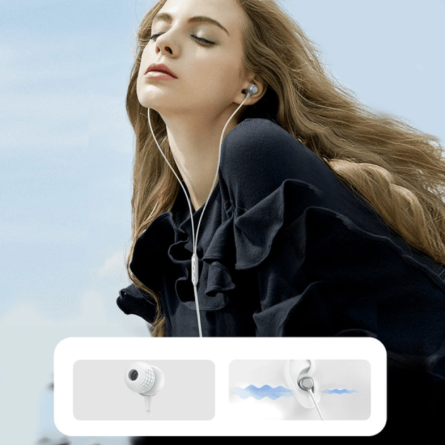 Joyroom JR-EC06 žičane slušalice - Type-C - Srebrne 264667