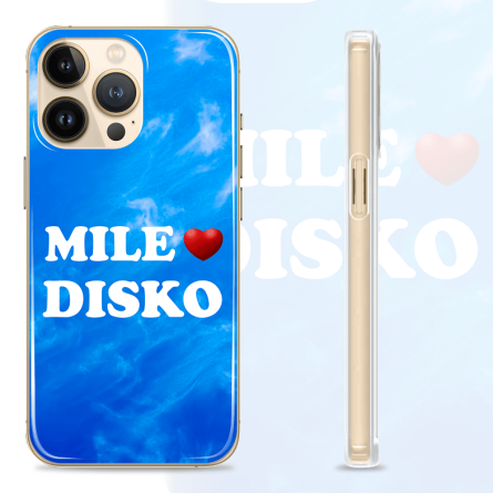 Silikonska Maskica za mobitel - "Mile voli disko" - F16 239417