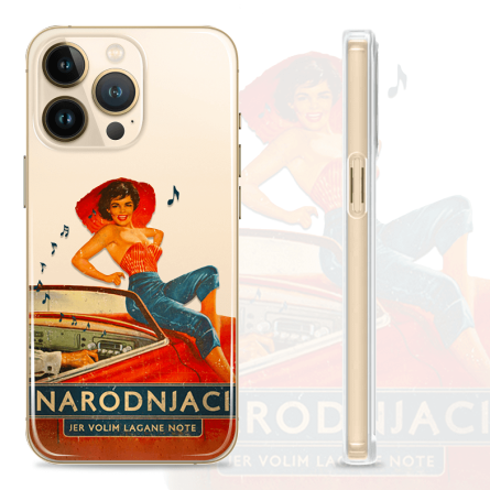 Silikonska Maskica za mobitel - "Narodnjaci" Pin up - F19 239411