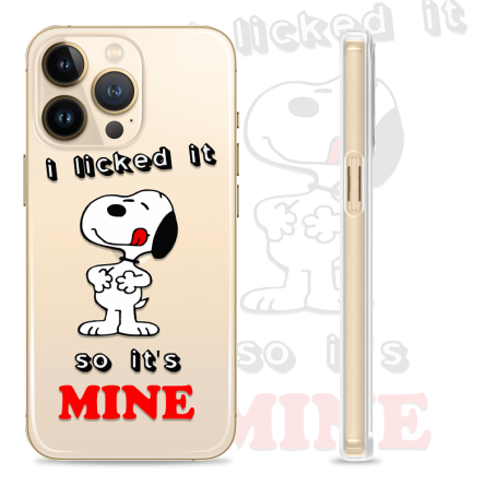 Silikonska Maskica za mobitel - "I licked it so it's mine" Snoopy - F27 239407