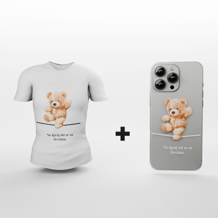 Ženska Majica + Silikonska maskica za mobitel - F37 248258