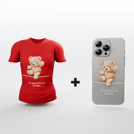 Ženska Majica + Silikonska maskica za mobitel - F37 248260