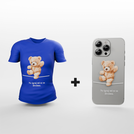 Ženska Majica + Silikonska maskica za mobitel - F37 248261