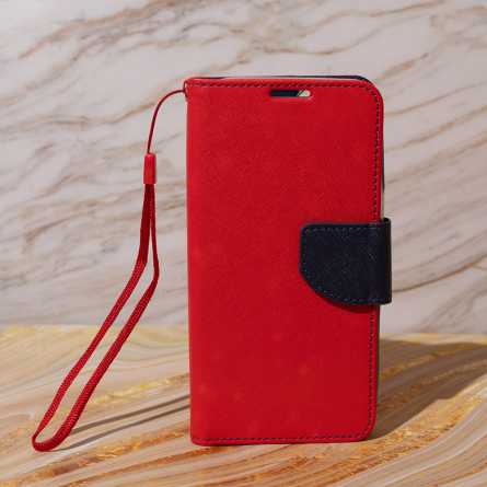 Fancy Wallet Maskica za Galaxy A05s - Crveno-plava 245462