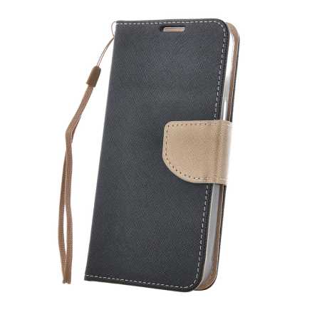 Fancy Wallet Maskica za Galaxy A05s - Crno-Zlatna 245441