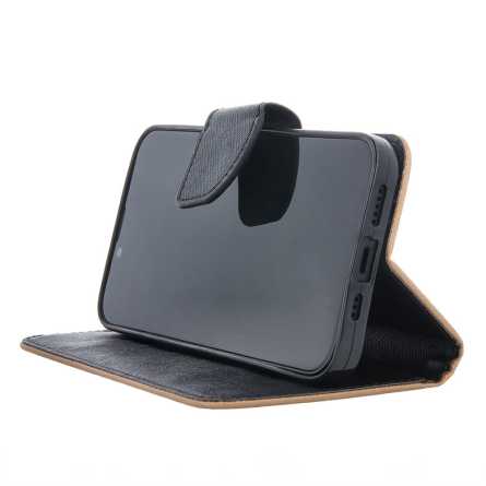 Fancy Wallet Maskica za Samsung Galaxy A55 - Crno-Zlatna 245950