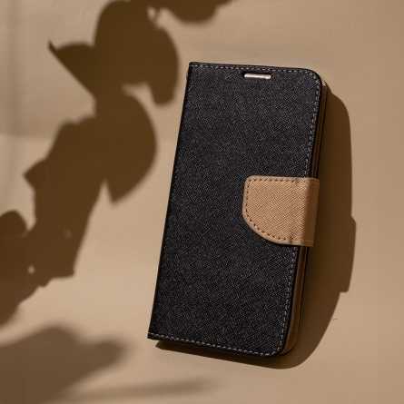 Fancy Wallet Maskica za Galaxy A54 - Crno-Zlatna 266056