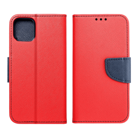 Fancy Wallet Maskica za Samsung Galaxy S24 FE - Crveno-plava 243595