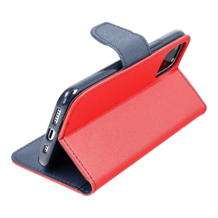 Fancy Wallet Maskica za Samsung Galaxy S24 FE - Crveno-plava 243598