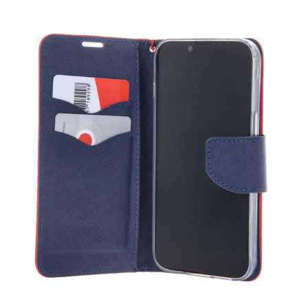 Fancy Wallet Maskica za Samsung Galaxy S24 FE - Crveno-plava 243591