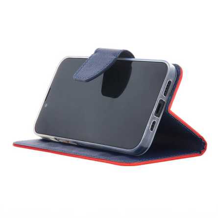 Fancy Wallet Maskica za Samsung Galaxy S24 Plus - Crveno-plava 228274