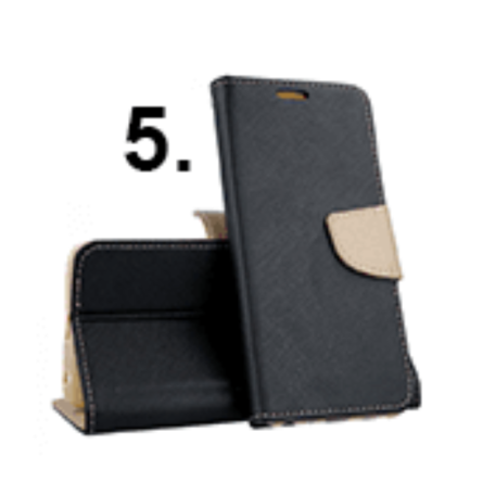 Fancy Wallet Maskica za Galaxy A54 - Zlatna 222899