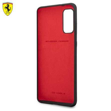 Ferrari Etui Originalna Maskica za Galaxy S20 Plus – Crna 100582