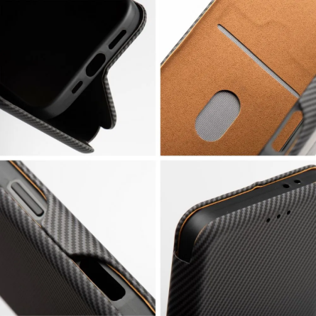 Folio Magnetna Preklopna Maskica za Redmi 14C / Redmi A4 / Poco C75 - Siva 252553