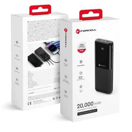 FORCELL Powerbank - 20000mah - Crni 217829