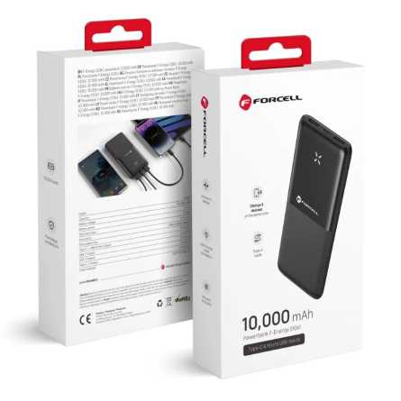 FORCELL Powerbank - 10000mah - Crni 217835