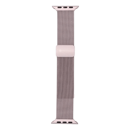 Forcell magnetni čelični remen za Apple Watch 42 / 44 / 49 mm – rozi 267231