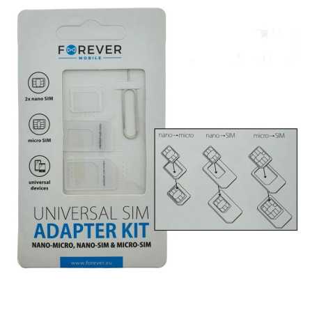 Univerzalni adapter za SIM kartice - sa iglicom - Nano-Micro SIM 229473