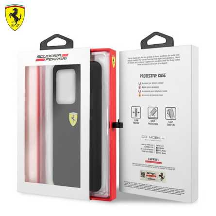 Ferrari Etui Originalna Maskica za Galaxy S20 Ultra – Crna 100593