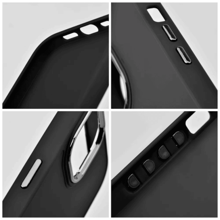 Frame Premium maskica za iPhone 14 - Crna 246473