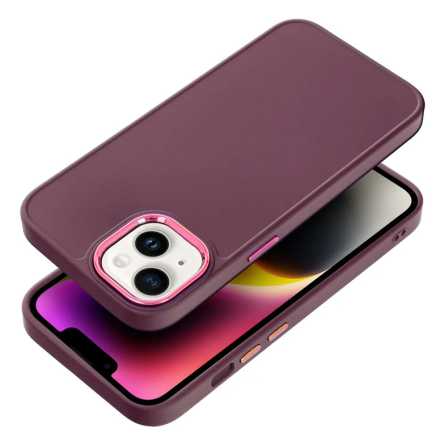 Frame Premium maskica za iPhone 14 - Ljubičasta 246497