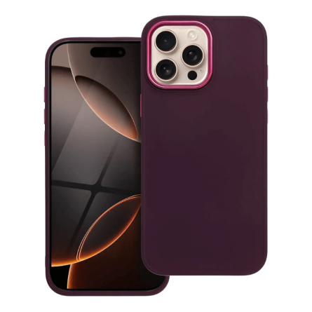 Frame Premium maskica za iPhone 16 Pro Max - Ljubičasta 252121