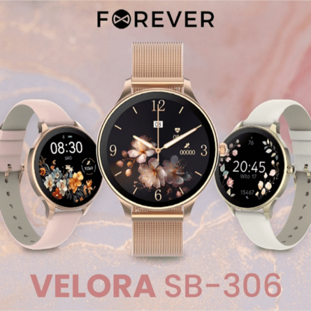 Forever smartwatch Velora SB-306 sa Verona narukvicom - Rose Gold 256977