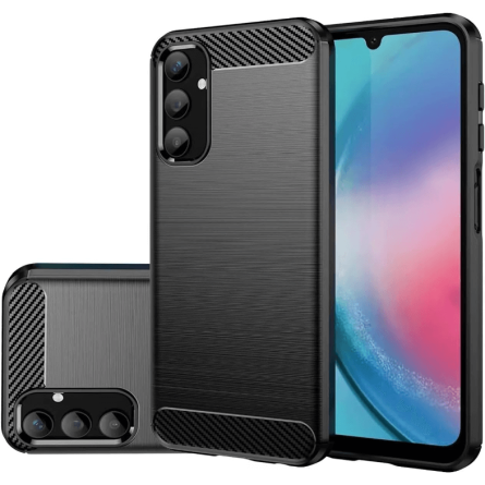 Silikonska Carbon Maskica za Samsung Galaxy A26 - Crna 252020