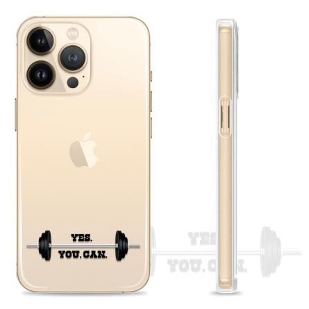 Silikonska maskica za mobitel - Yes. You. Can. - Gym - 14 241979