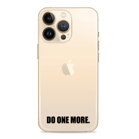 Silikonska maskica za mobitel - Do one more - Gym - 17 241990