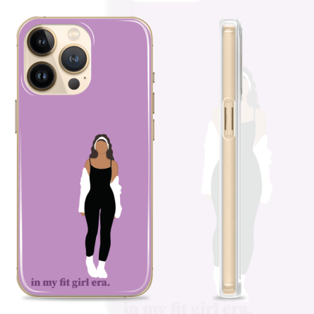Silikonska maskica za mobitel - In my fit girl era - Gym - 25 242023