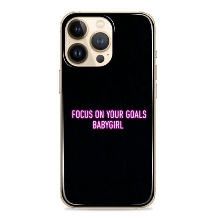 Silikonska maskica za mobitel - Focus on your goals - Gym - 28 242958