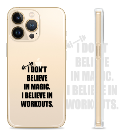 Silikonska maskica za mobitel - I belive in workouts - Gym-3 241916