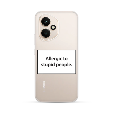 Silikonska Maskica za Honor 400 - Allergic to Stupid People 253125
