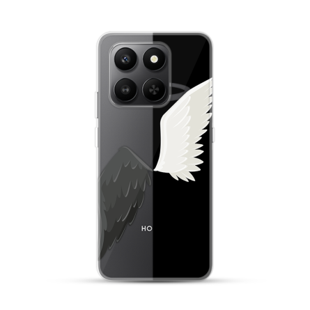 Silikonska Maskica za Honor 400 Smart - Black & White 257603