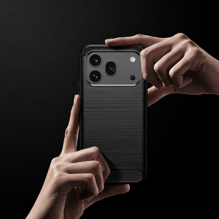Silikonska Carbon Maskica za Honor 600 Pro 267867