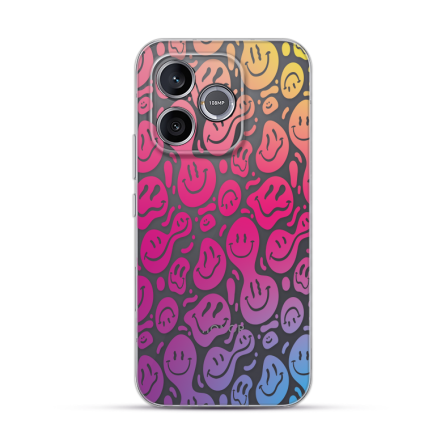 Silikonska Maskica za Honor 600 Lite - Colorful Smiley 267743
