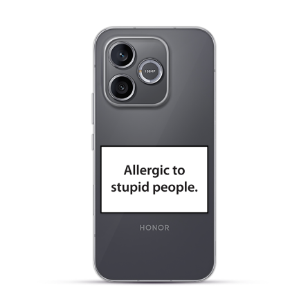 Silikonska Maskica za Honor 600 Lite - Allergic to Stupid People 267862