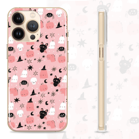 Silikonska maskica za mobitel - Halloween Pink - Halloween-16 238718