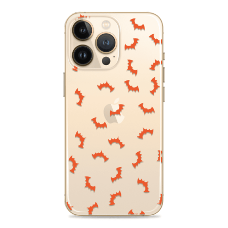 Silikonska maskica za mobitel - Orange Bats 2 - Halloween-31 238749