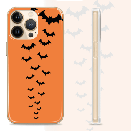 Silikonska maskica za mobitel - Black Bats - Halloween-33 238752