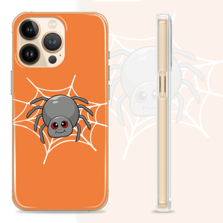 Silikonska maskica za mobitel - Cute Spider - Halloween - 49 238774